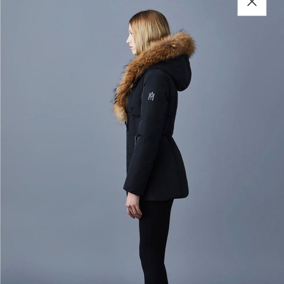 Mackage ADALI down coat with natural fur Signature Mackage Collar Size XS - Picture 4 of 10